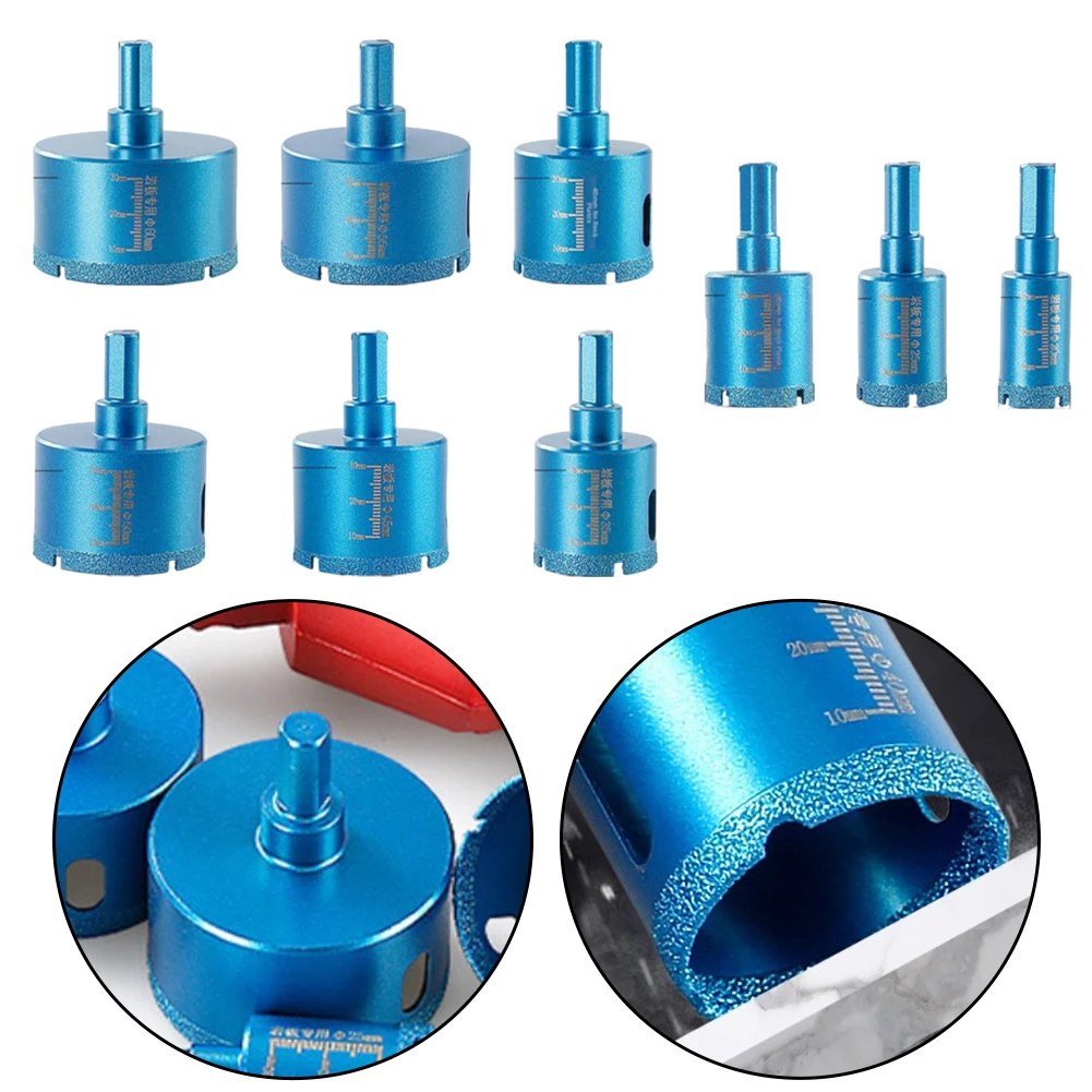 1 szt. Wiertło koronowe szlifierskie 20–60 mm do kamienia, granitu, szkła, marmuru, otwornica, frez do szlifierki kątowej, wiertło do kamienia, dziurkacz do płyt kamiennej