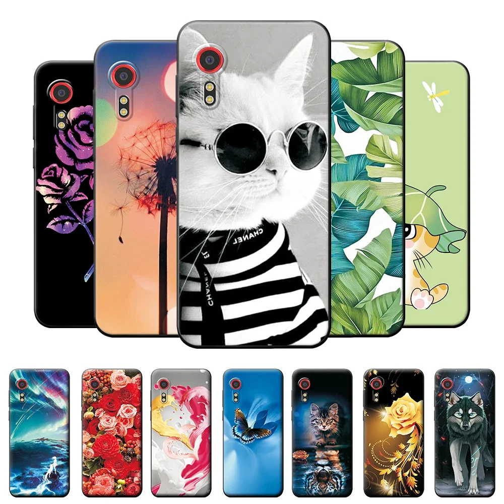 Case For Samsung Galaxy Xcover 5 Case For Samsung Xcover 5 Silicone Soft Back Cover For Xcover5 Funda TPU Protective Cute Coque