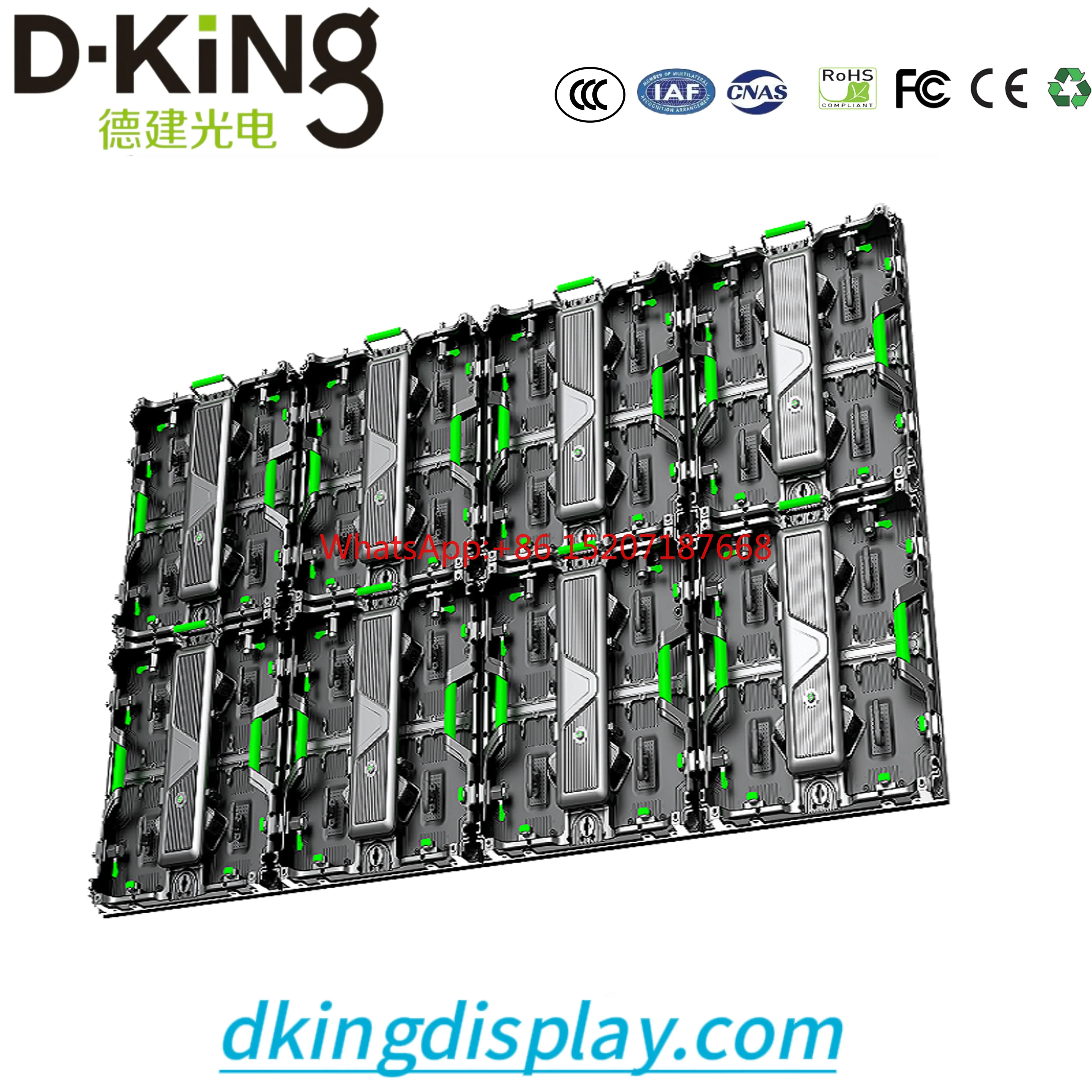 

Hot Selling Indoor P4.81 Stage Background Shopping Mall Die-Cast Aluminum Screen High Refresh 3840hz 500*500mm For Rental