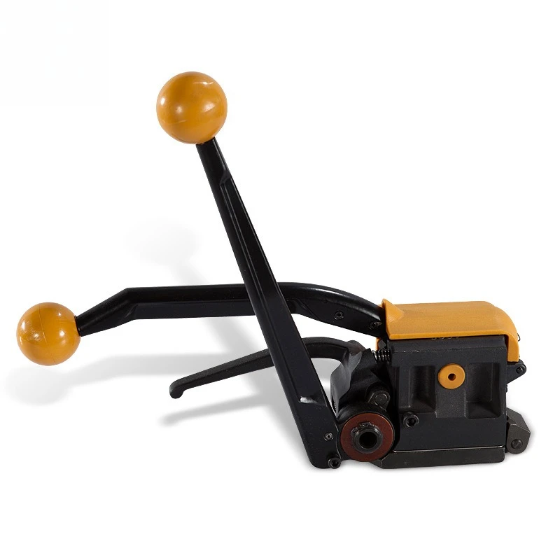 A333 Handmatige stalen omsnoeringsmachine Ijzeren plaat Gespvrije stalen omsnoeringsmachine Bindmachine Yin Yang gesp