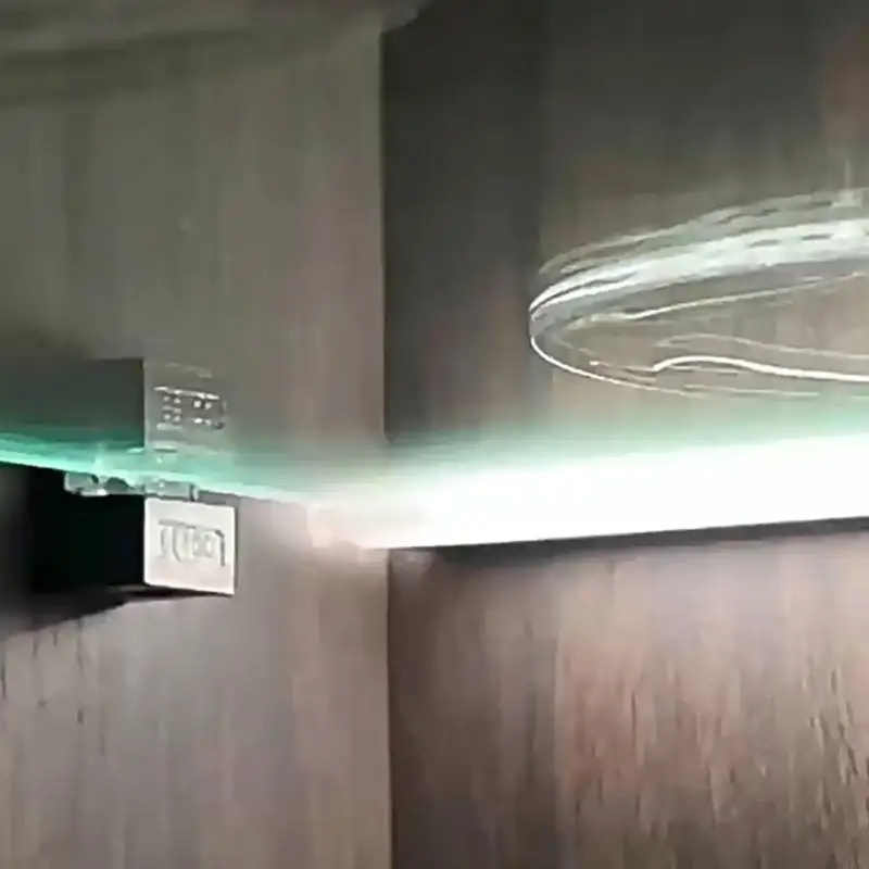 Titulares paneles vidrio prácticos ajustables para sala estar y cocina 4pcs 37jd