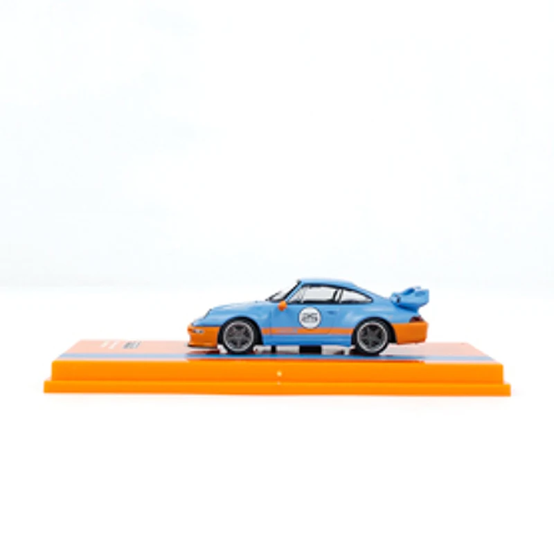 Tarmac Works 1:64 Model Car Pors 993 Alloy Die-Cast Sport Vehicle -Gulf Coating