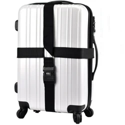 Adjustable 420 CM Luggage Safe Straps with Password Anti-lost Tying Rope Packing Belt  Luggage Buckle Strap Fixed Suitcase Belts