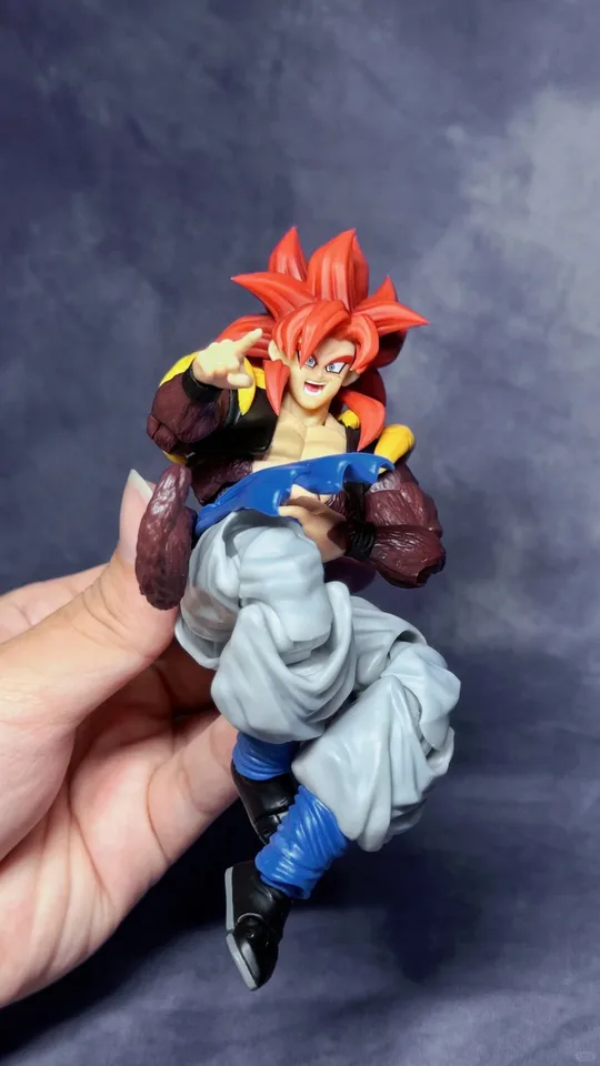 IN STOCK Demoniacal Fit SSJ4 Gogeta Anime Action Figures Dragon