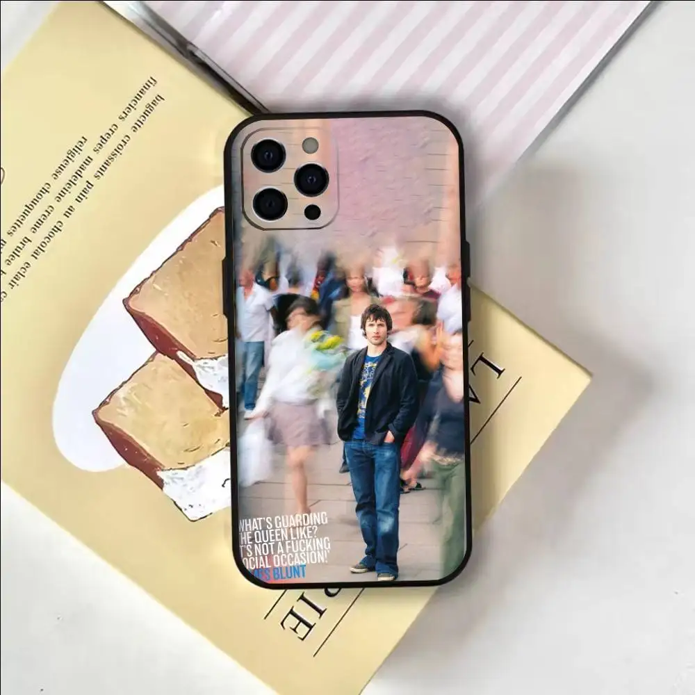 J-James B-Blunt Capa de telefone para iPhone 17,16,15,14,13,12,11 Plus,Pro,Max,XS Capa macia de silicone