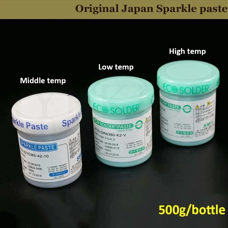 Wrcibo 500G/Bottle Original Sparkle Paste Grey Lead-Free Soldering Paste Solder Flux Paste Cream For PCB BGA SMD Welding Repair