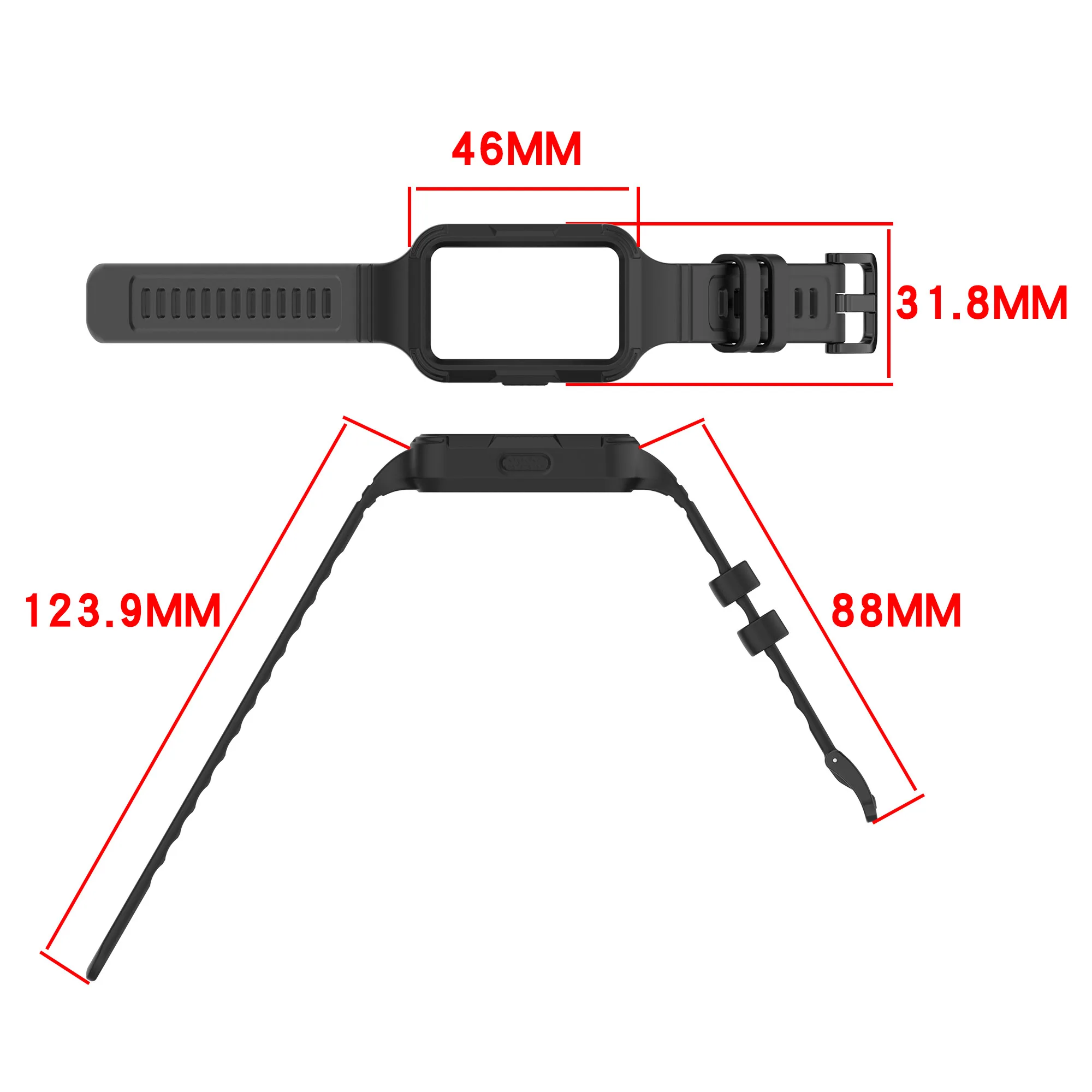 Integrated Silicone Band Replacement Strap For Huawei Watch 11 Pro Smart Watch Wrist Straps correa