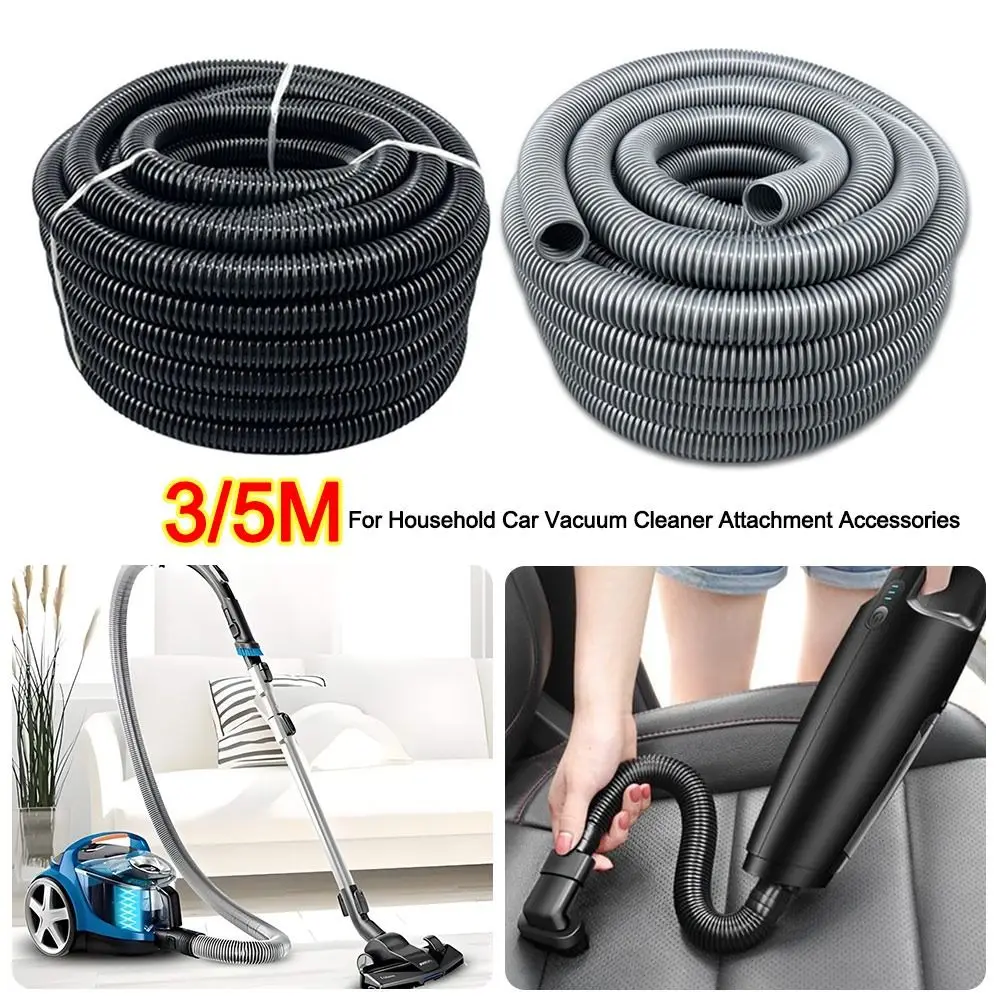 

3m/5m Vacuum Cleaner Hose Inner Diameter 32mm Flexible Vacuum Cleaner Extended Hose Universal Threaded EVA Corrugated Hose