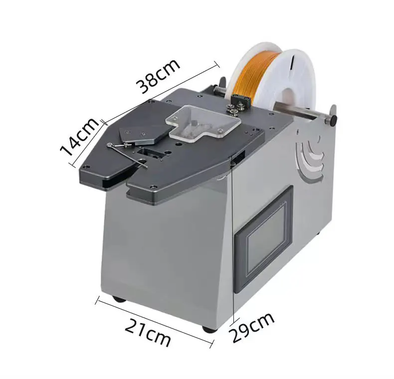 HD-K8 semi-automatic high quality Easy  use Bread bag Twist tie machine clipping bread bag with metal wire