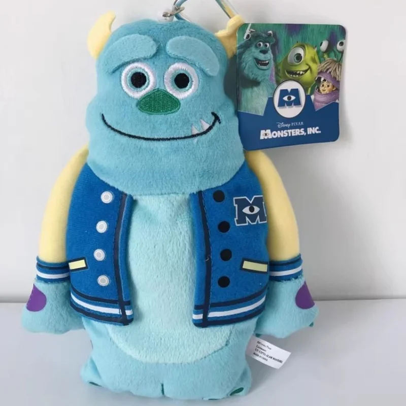 Monedero de Peluche Suave de Mike y James P. Sullivan de Disney Monsters University, Tarjetero, Estuche para Auriculares, Adornos Colgantes, Regalo para Amigos