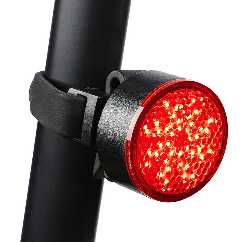 

USB Rechargeable Bicycle MTB Light Windmill Color Taillight Night Warning Light