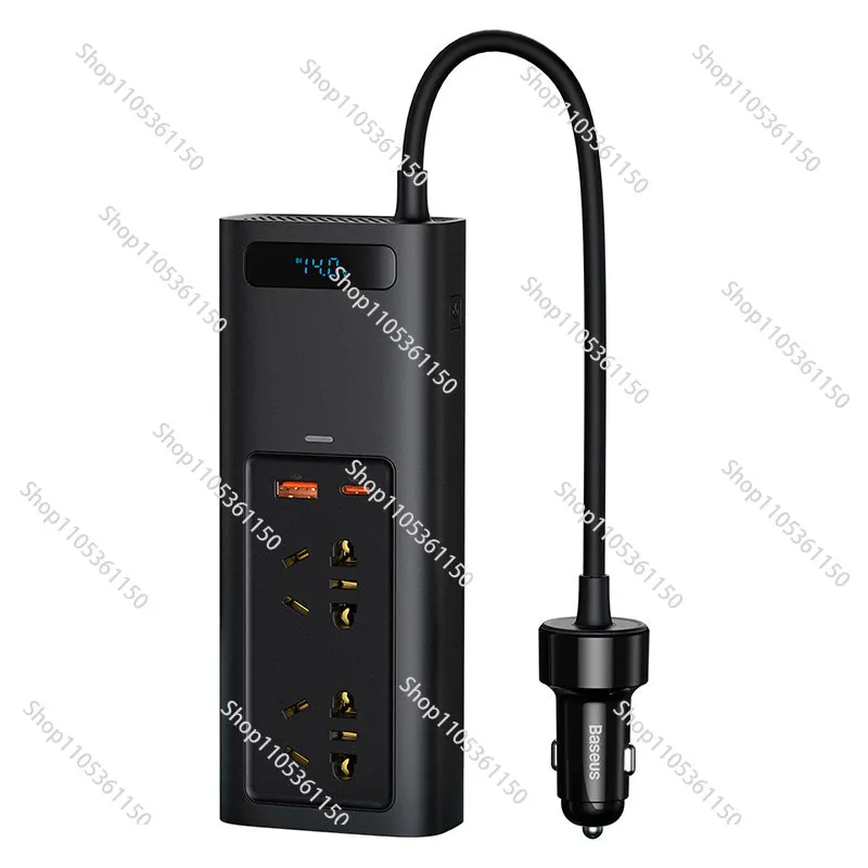 Onboard inverter 12V to 220V converter, sine wave high-power car power socket, multifunctional