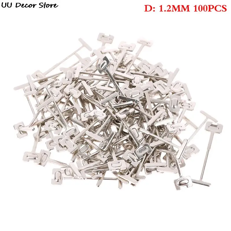 100pcs 0.9/1.2/1.5mm il sistema di livellamento delle piastrelle del campione può sostituire lo strumento di costruzione dello strumento di livellamento del dispositivo di livellamento delle piastrelle dell'ago in acciaio