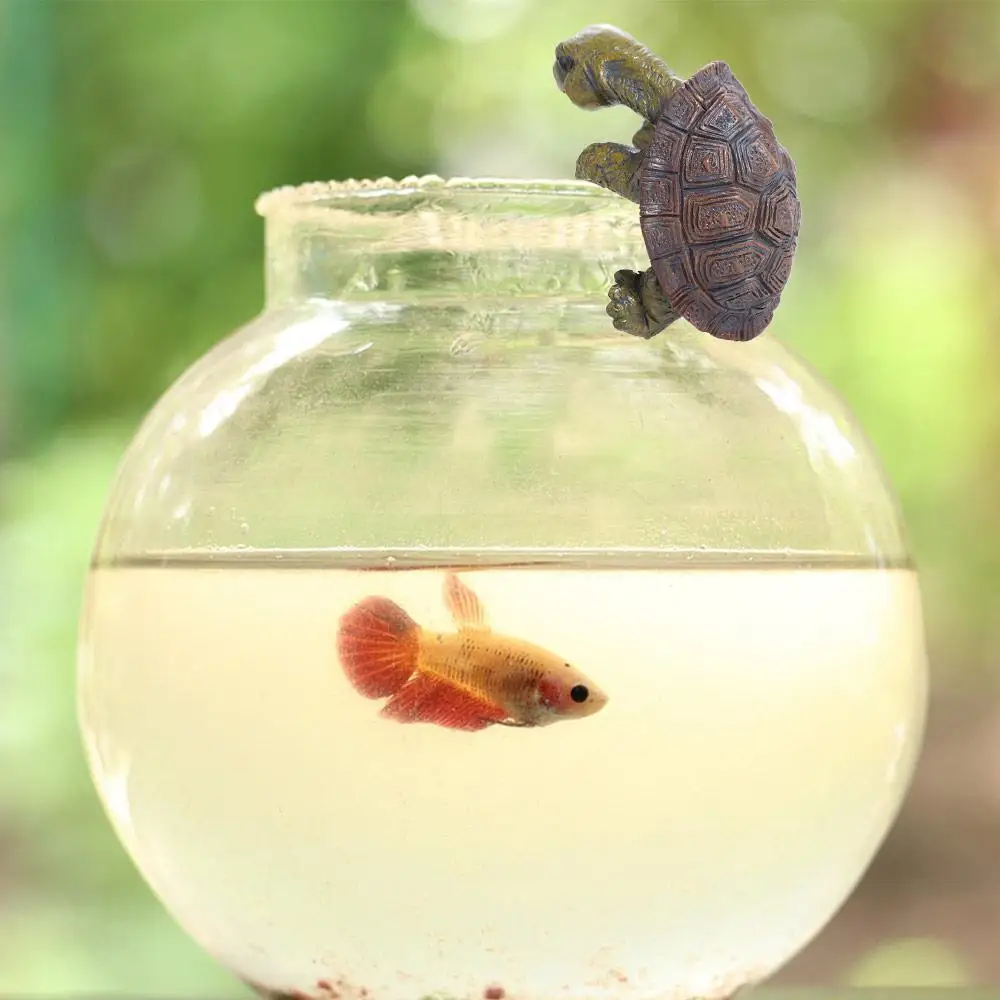 3D Turtle Hanging Ornaments Decorative Cartoon Small Turtle Pot Hanging Handmade Simulated Turtle
