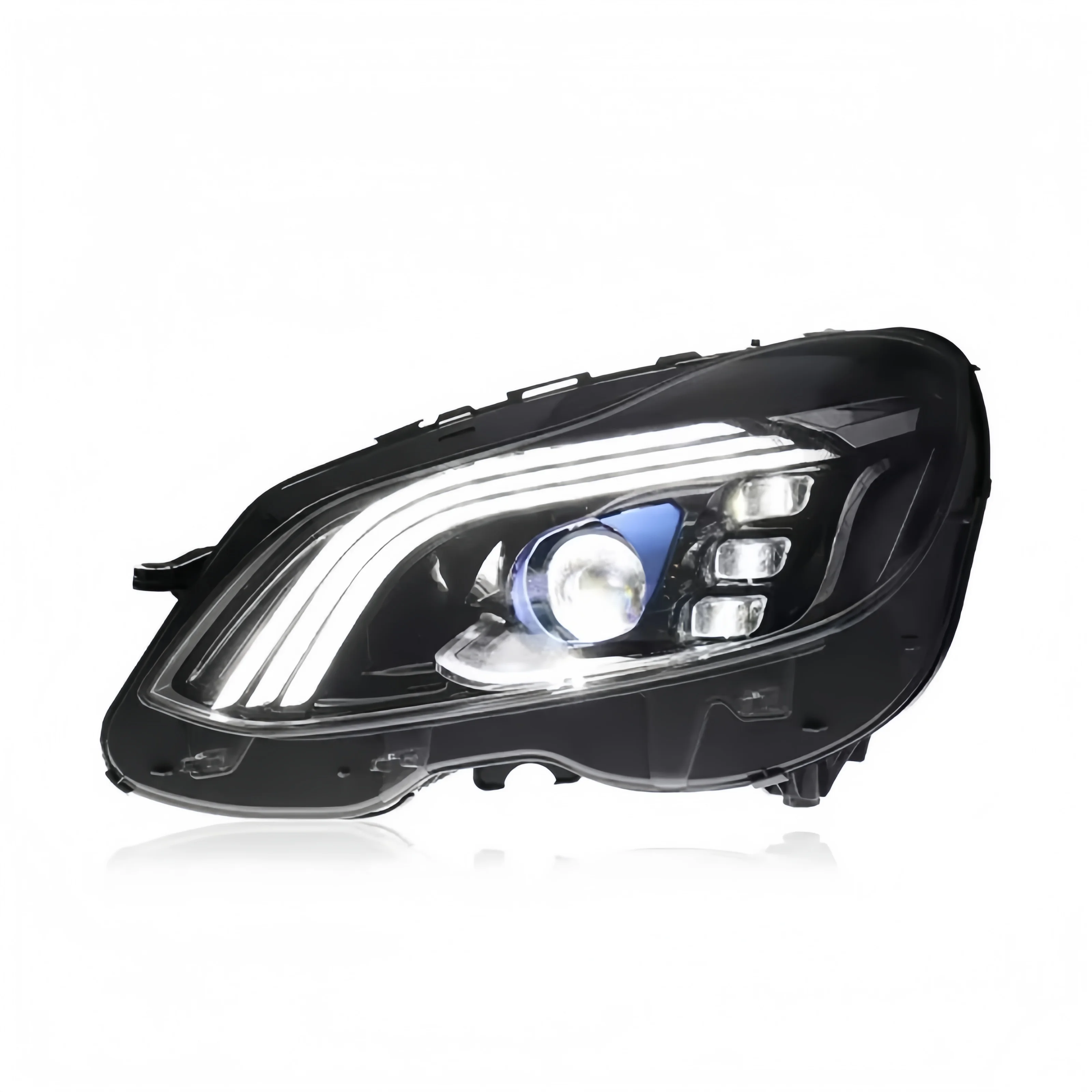 W212 Turn Signal Smoked Housing Plug and Play Full LED Projector Headlight for Benzs E Class W212 Facelift 2014-2016
