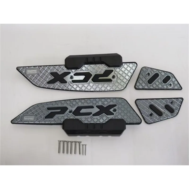 

SEMSPEED Motorcycle CNC Footpegs Footrest Foot Pegs Matting For Honda PCX125 PCX160 JK05 KF47 2025
