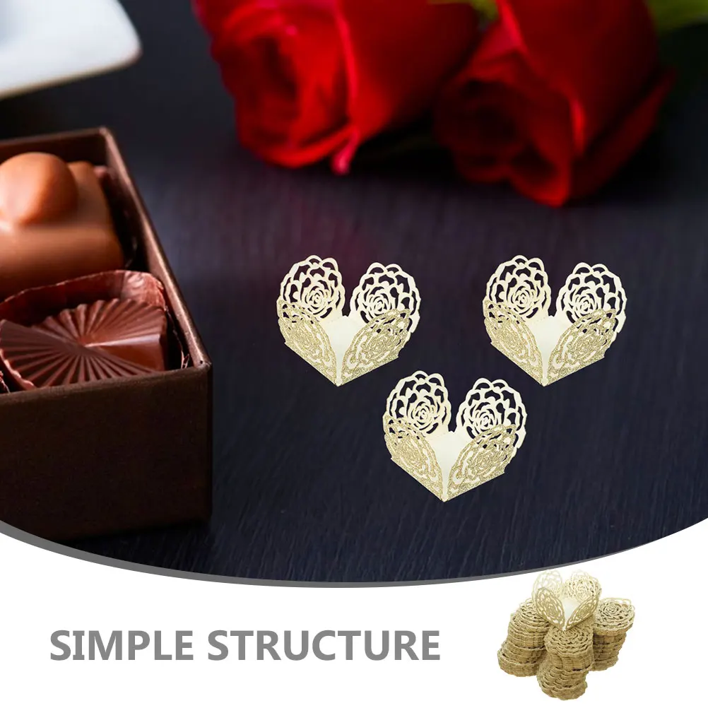 

Chocolate Tray Baking Cups Wrapper Small Truffle Wrappers Paper Decorative Candy for