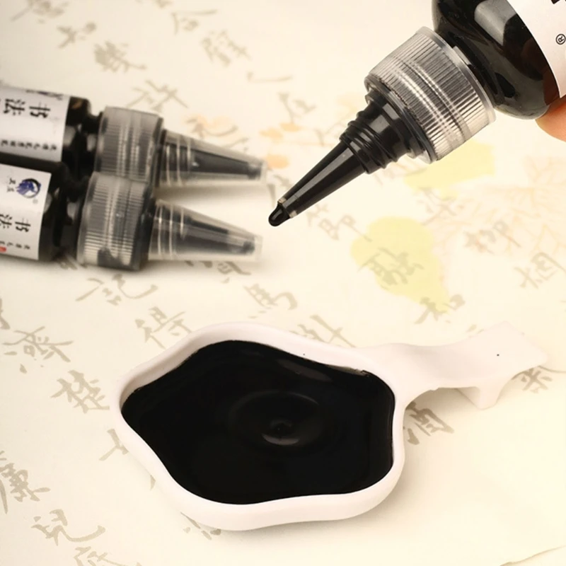 Professional for Japanese Writing Brush Easy to Squeeze Traditional for Japanese Brush