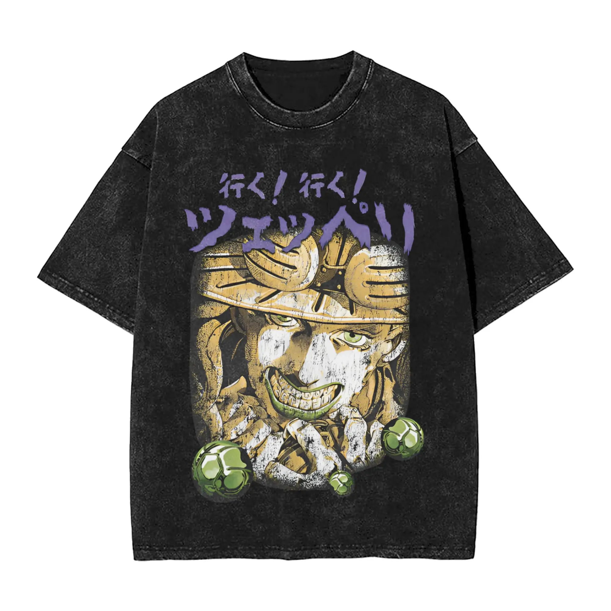 

JJBA аниме Gyro Zeppeli футболка для мужчин забавные футболки из чистого хлопка с круглым вырезом футболки с короткими рукавами идея подарка одежда,