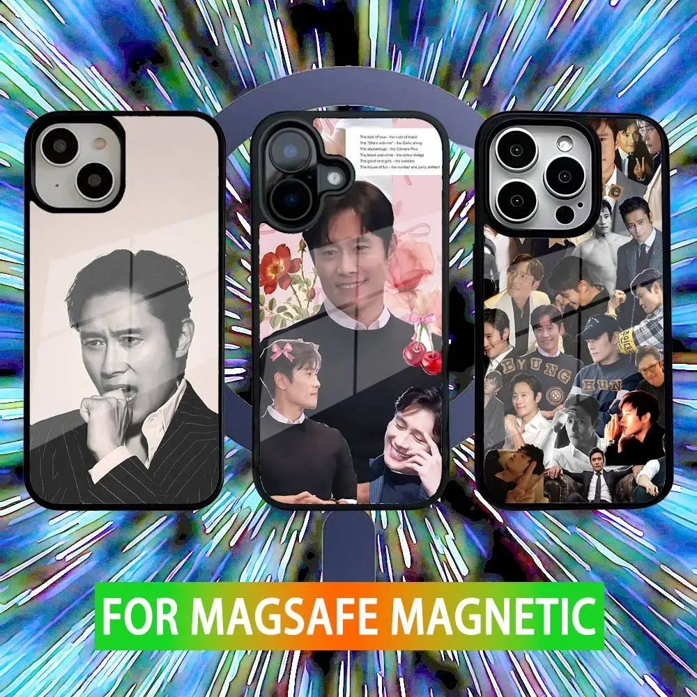 

Lee B-Byung H-Hun Phone Case For iPhone 16,15,14,13,12,11,Pro,Max,Plus,Mini,SE New Magsafe Magnetic Wireless Charging