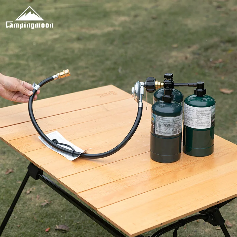 BKZ32-QG propane three supply one fuel tank parallel single valve controlled fire outdoor camping stove accessories