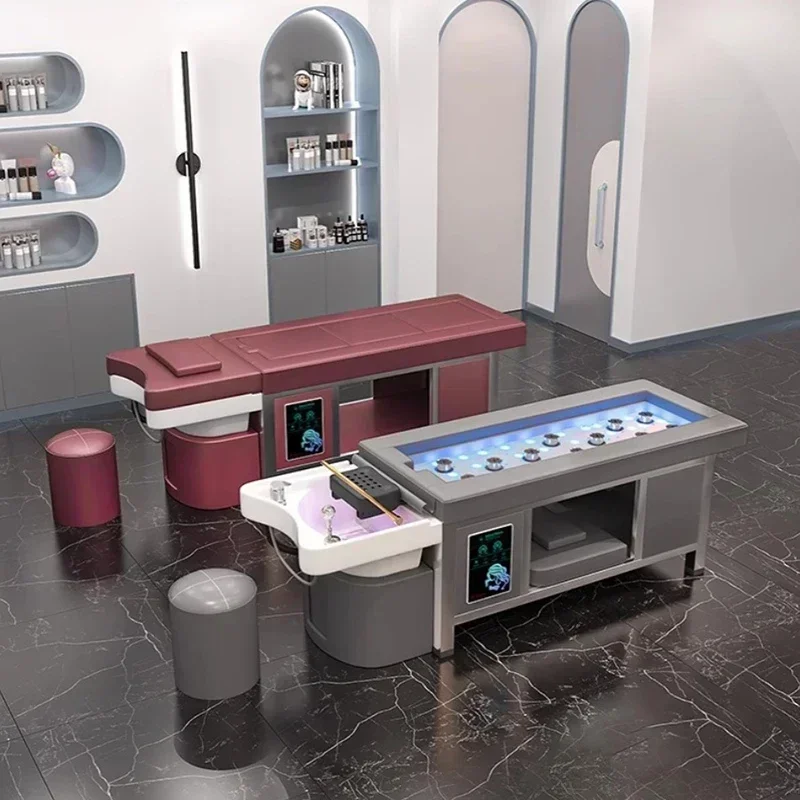 

Новая массажная кровать для прижигания из нержавеющей стали с шампунем может быть настроена в цвете