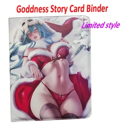 Goddess Story 9 Pocket Card Binder, Livro do titular do cartão de negociação, Zip Binder para cartões, carregamento lateral durável, Fold