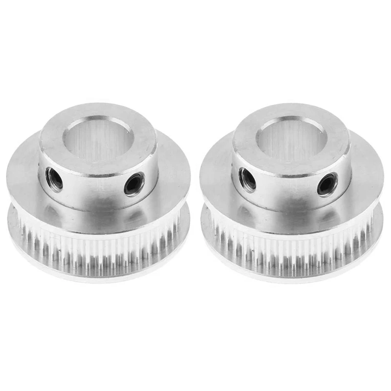 GT2 Timing Pulley 40 Teeth 10Mm Hole For 3D Printer CNC 6Mm Width Belt 2 Pieces