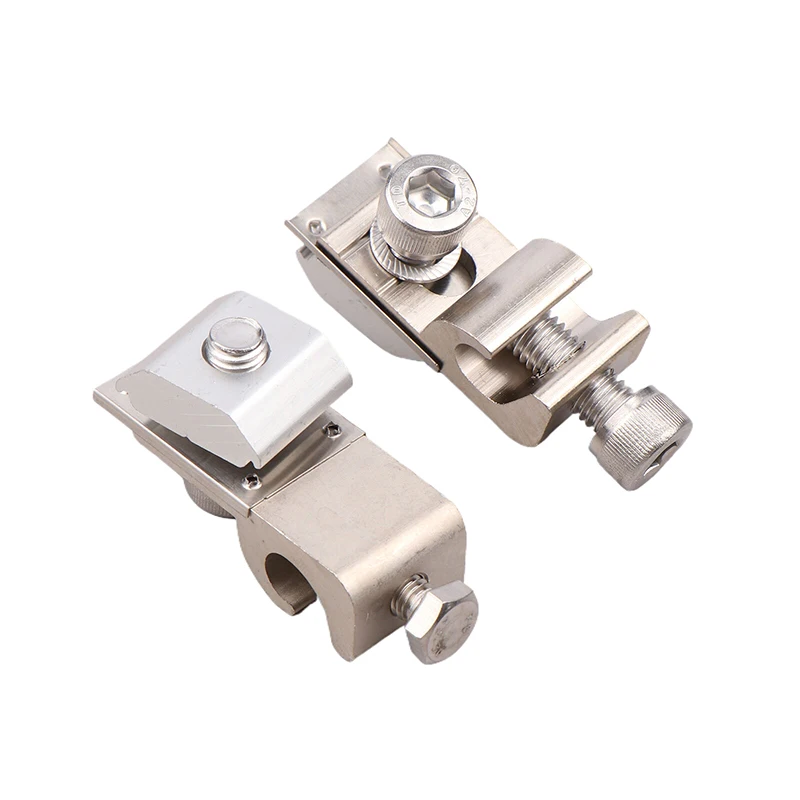 1 قطعة أدوات الألواح الشمسية اكسسوارات لوحة طاقة شمسية نظام تركيب الطاقة الشمسية الأرض التأريض العروة القياسية التأريض كليب #5