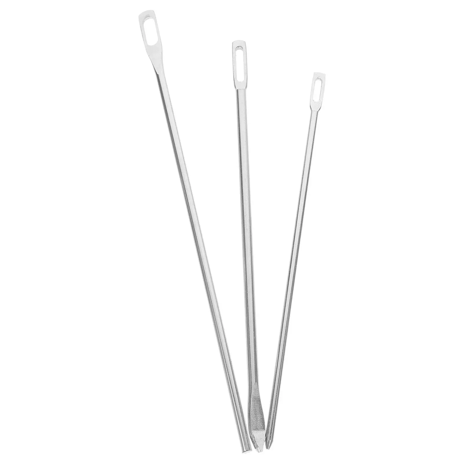3Pcs Drawstring Threader Tools Metal Cord Puller for Pants Hoodies Jackets DIY Sewing Loop Kit Thread Inserting Tool