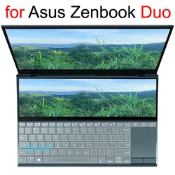 Keyboard Cover for ASUS Zenbook Pro 14 Duo 15 Oled UX8402 UX482 UX4100 UX481 UX4000 UX582 UX581 Silicone Protector Skin Case