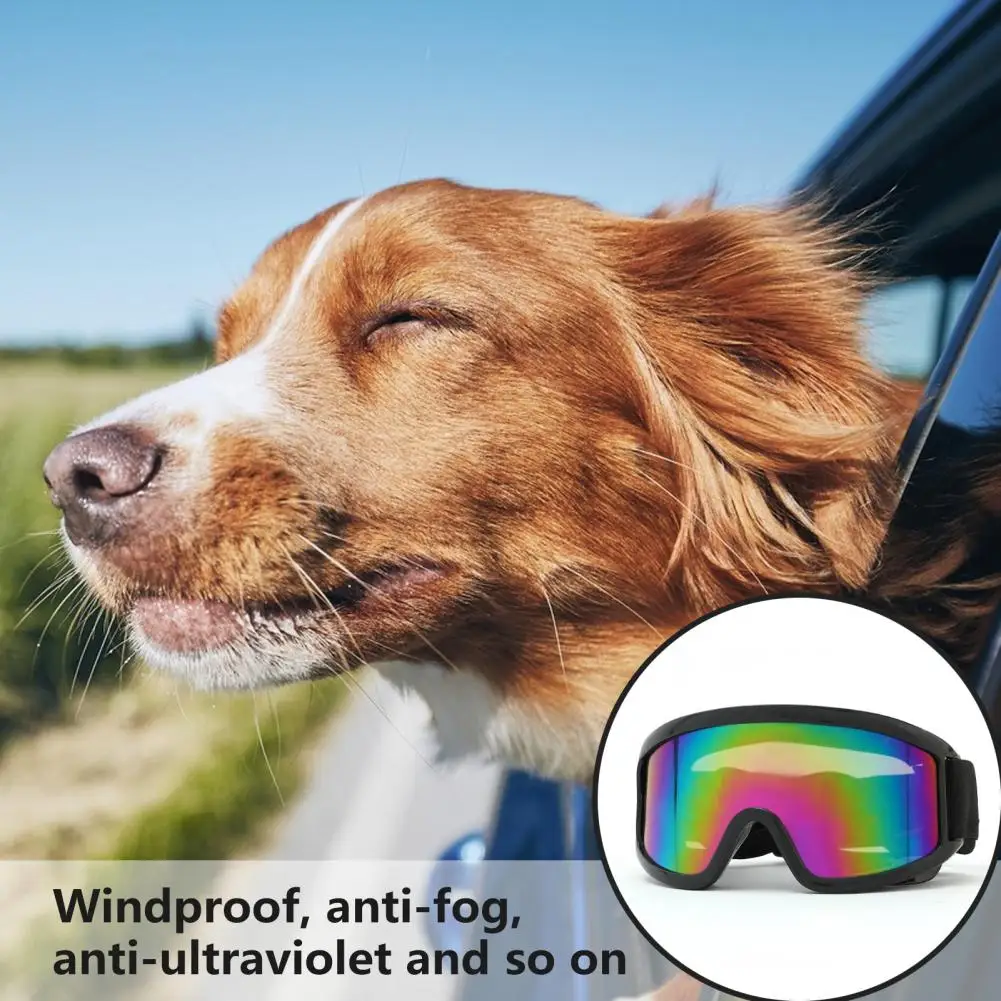 

Dog Glasses for Car Rides Dog Sunglasses for Breeds Protective Pet Eyewear Waterproof Windproof Dog Goggles for Eco-friendly