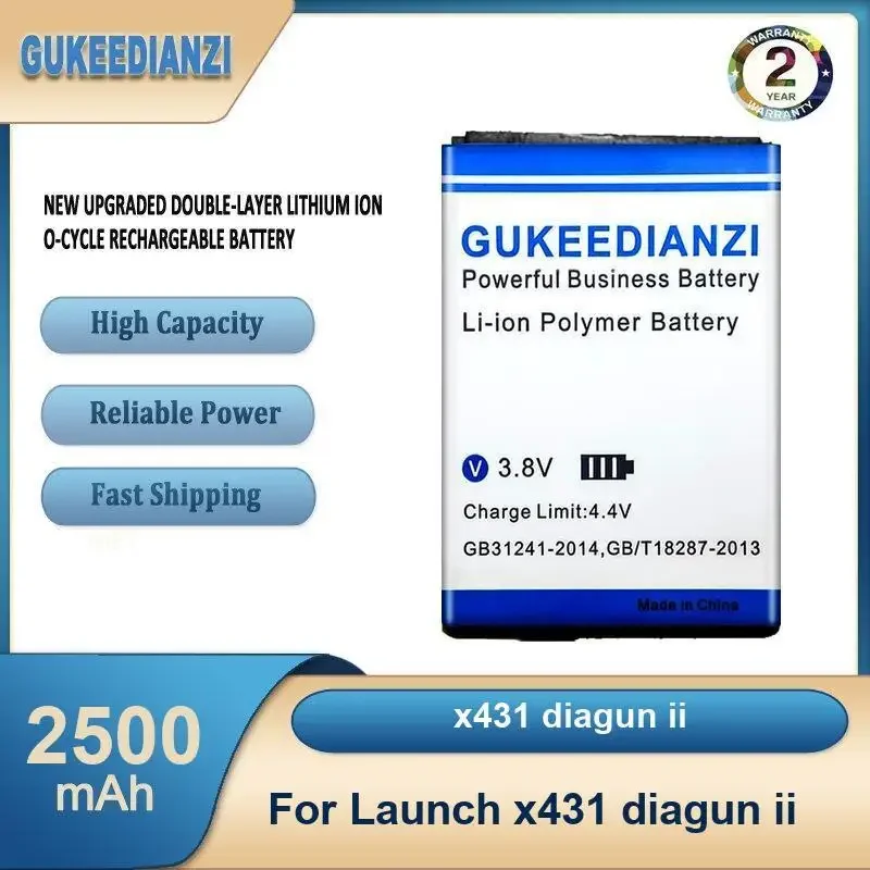 

x431 diagun ii 2500mAh High Capacity Diagnostic Tool Battery For Launch x431 diagun ii