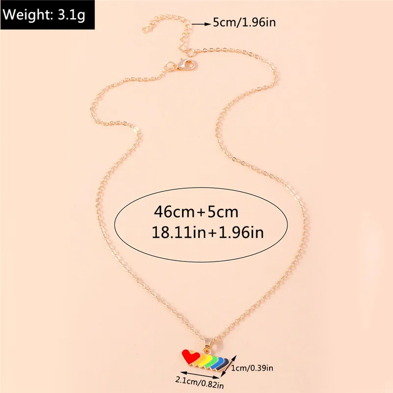 Aihua Bunte Regenbogen-Halskette für Damen, Lederseil-Kette, Wolke, Regenbogen-Anhänger, Halskette, niedlicher Sommer-Strand-Schmuck, Geschenke – Detail 24