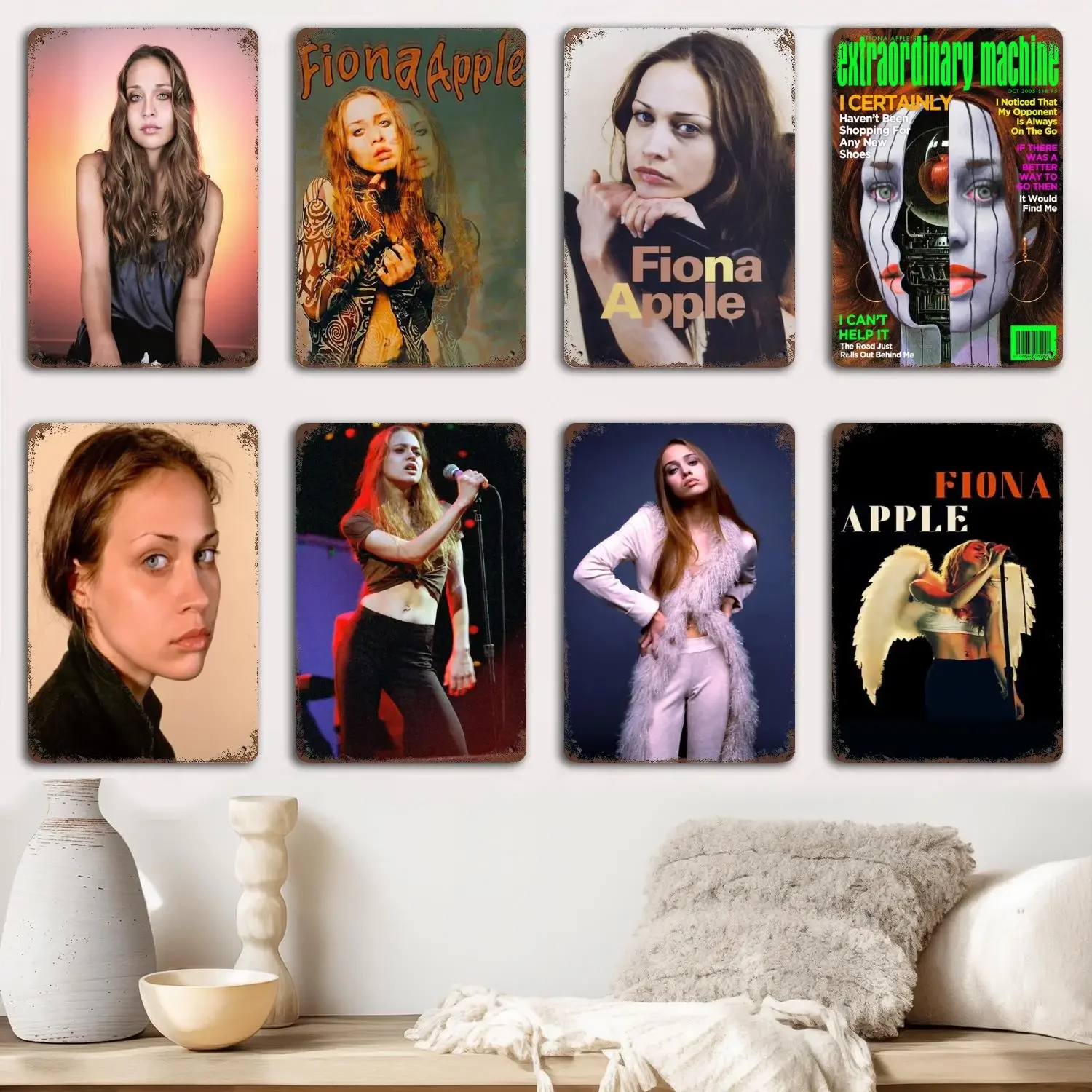 fiona apple Metal Signs wall decor Vintage Tin Signs Captain Metal Poster Decor for Bar Pub Club Wall Decoration