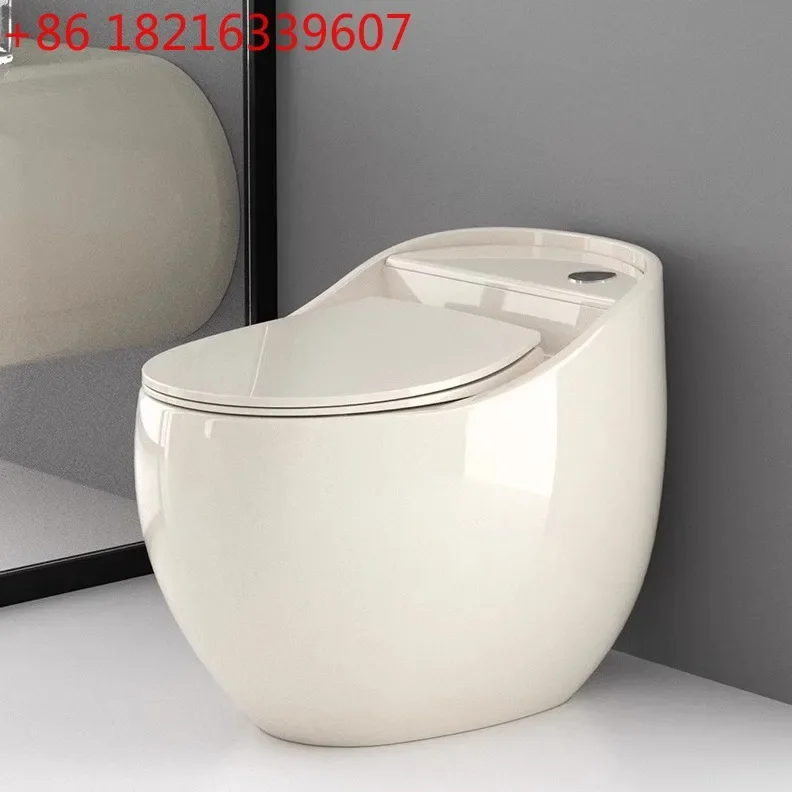 

Унитаз-компакт в форме яйца, персонализированный, цветной, с функцией экономии воды, дезодорирующий, бесшумный, с сифоном, для малогабаритных квартир