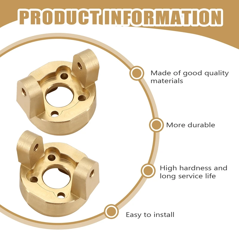 RC Car Upgrade Brass C Seat Kit For MJX H8H 1/10 YK4102 YK4103 YK4104 YK4106 YK4082 YK4083 RC Car Upgrade Part