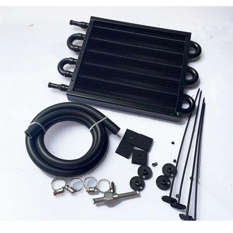 Oil Cooler Aluminum Transmission Oil Cooler 6 Row Automatic Stacked Plate Oil Cooler Radiator