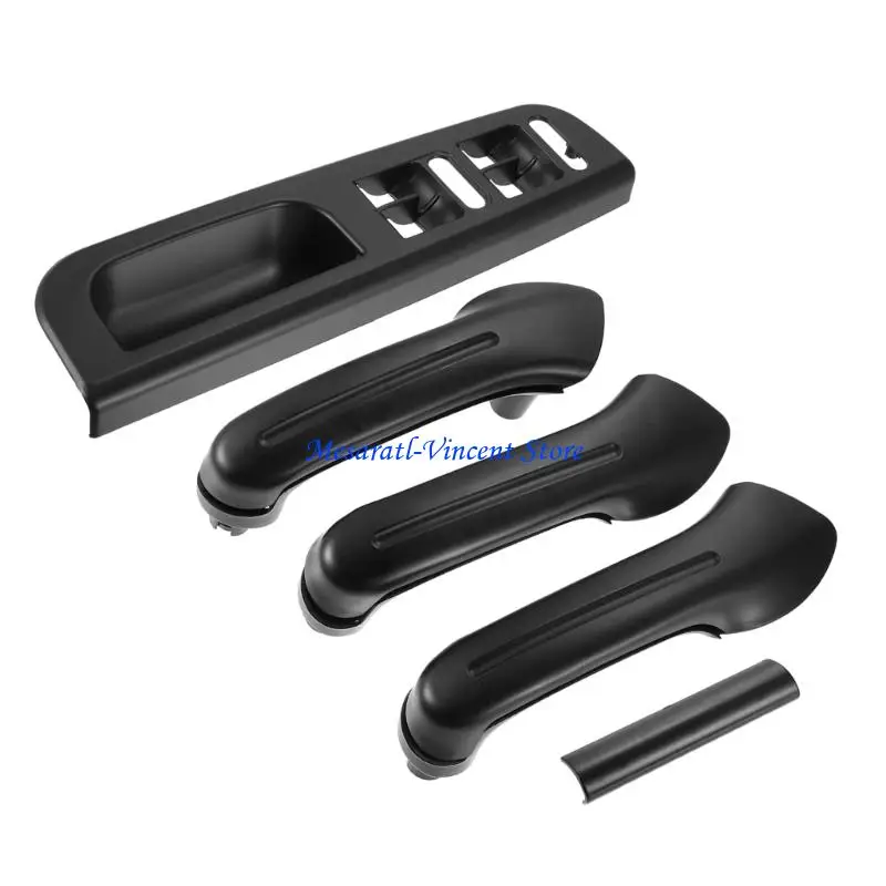 A70F 1 Set ABS Fenster Control Rahmen und Türgriff Dekoration für 1998 2004 Autos – Detail 4