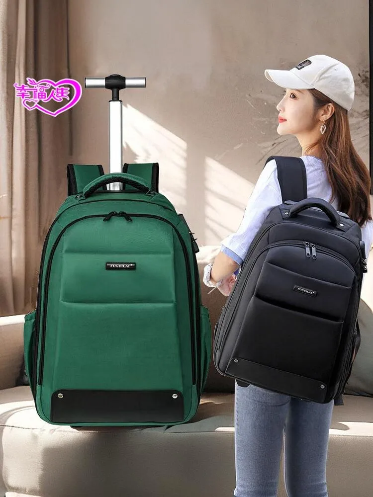 

2025 New Large Capaci Busin ort Trip Bapa with Pull Rod And Wheels Men's Double oulder Bag Travel Suitcase