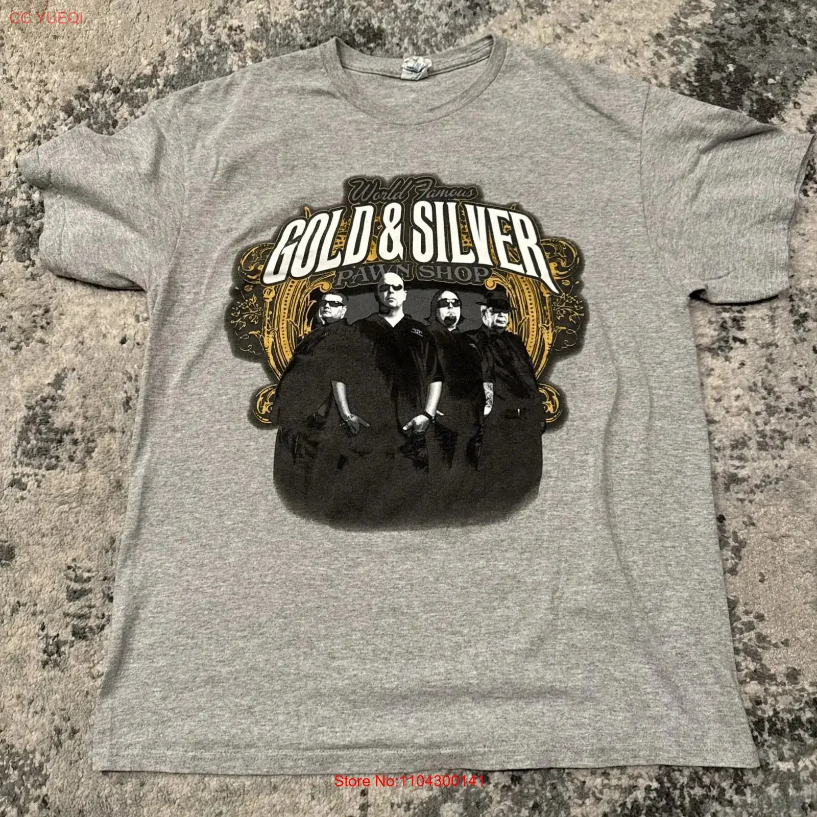 Pawn Stars World Famous Gold And Silver TV T Shirt Size L vintage Washed designer clothes Slightly Stretched Casual Breathable