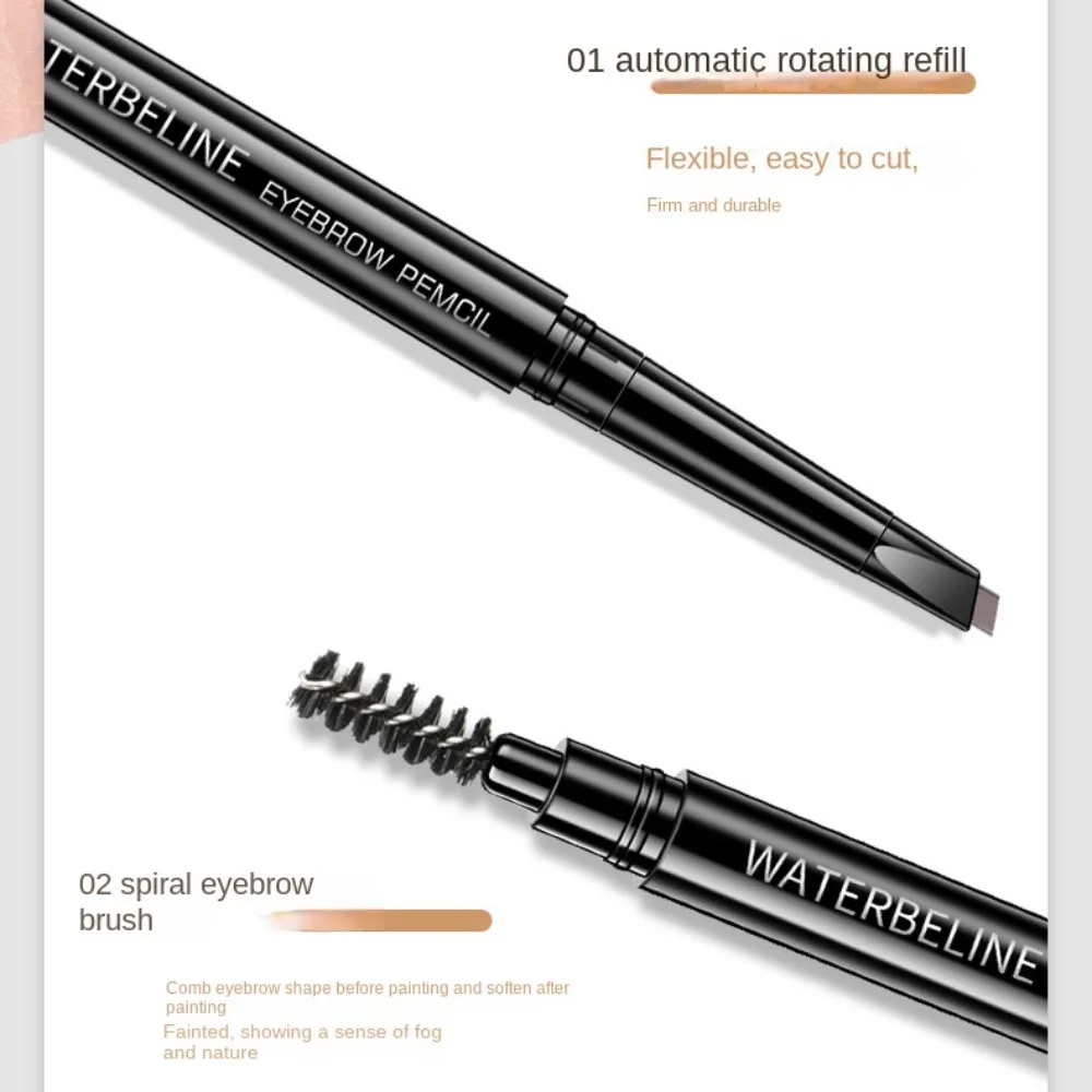 Make-up Tool Dubbele Kop Wenkbrauw Pen Vrouwen Langdurige Wenkbrauw Enhancer Automatische Waterdichte Wenkbrauwpotlood Cosmetische Beginner
