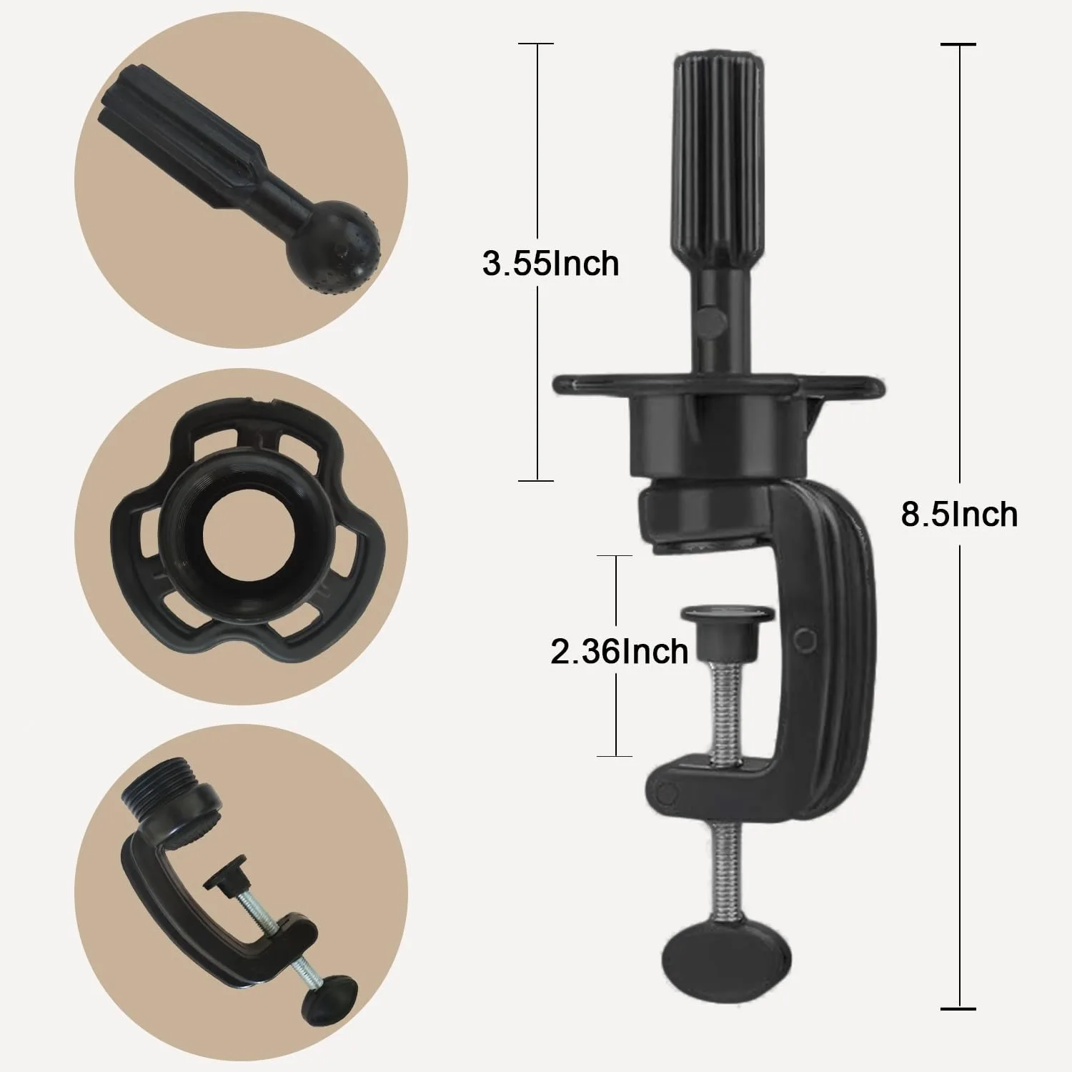 Mannequin Head Stand Adjustable Training Holder