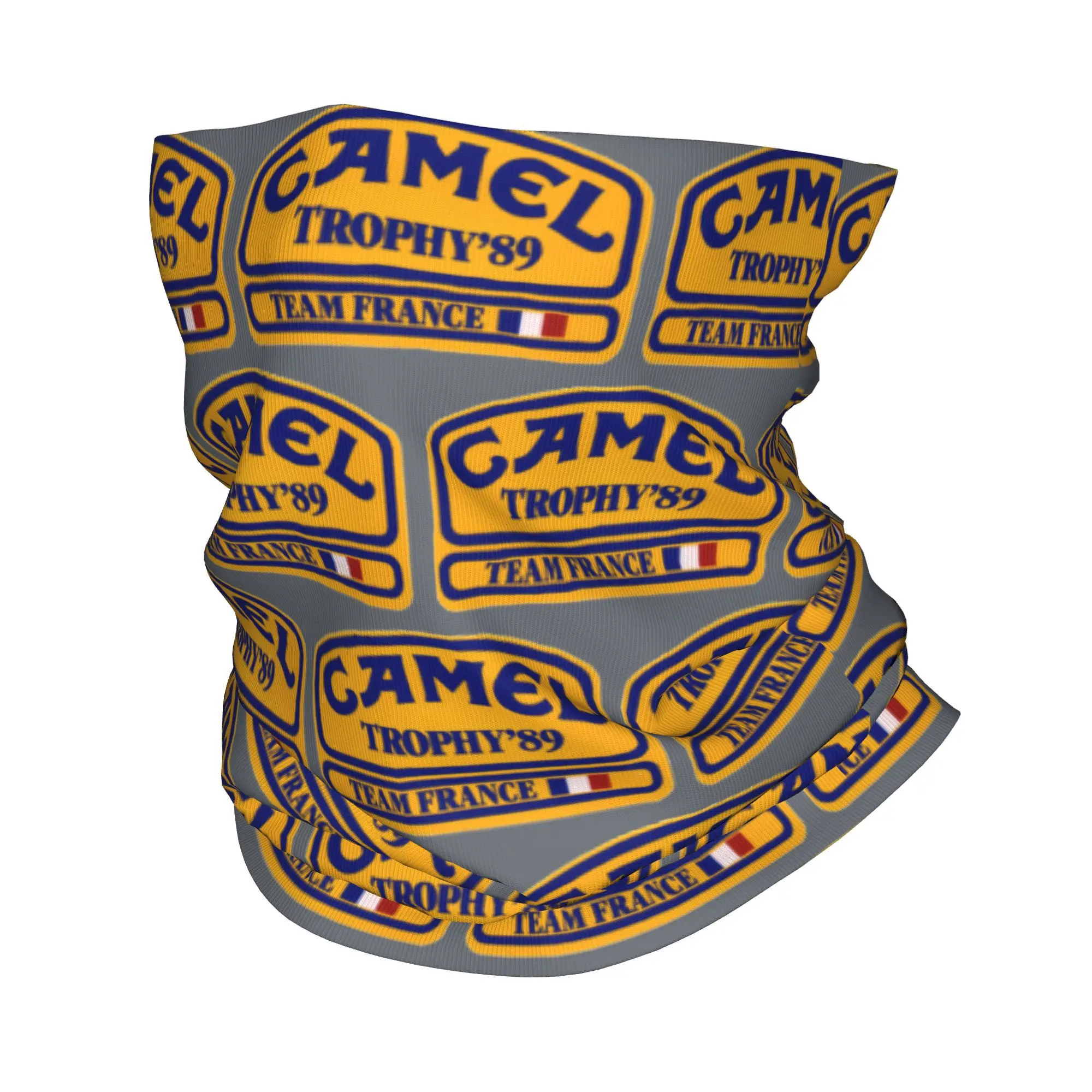 Custom Camels Trophy Logo Bandana Neck Warmer Men Women Winter Hiking Ski Scarf Gaiter  Face Cover