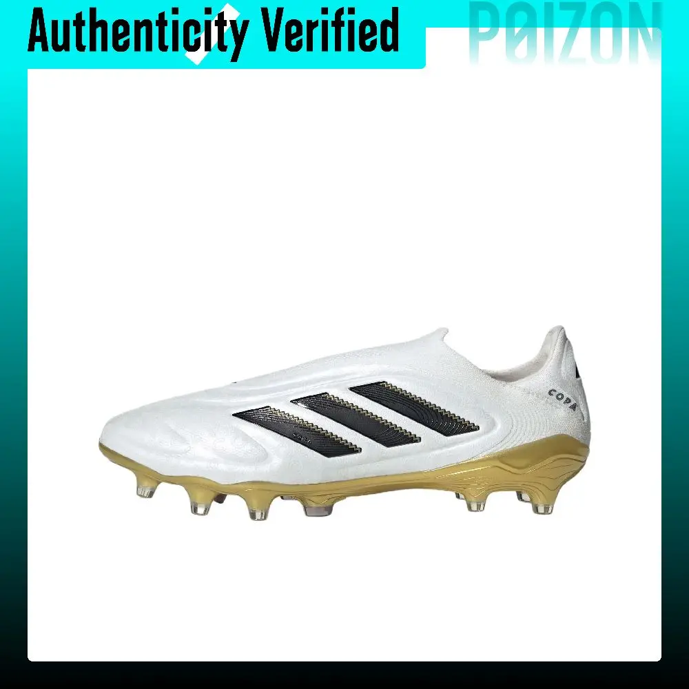 Adidas Copa Pure 3 Soccer Shoes Unisex Low-top White Metal/Black/Gold JH6301