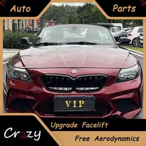Fit For Bmw Z4 E89 E85 Wolf Flame Ax Surround Big Mouth M3 Front Rear Bumpers Grille Spoiler Modification Parts