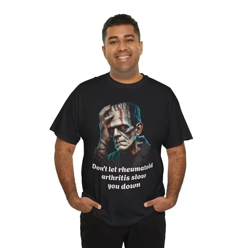 Frankenstein dice que no te dejes vencer por la artritis reumatoide, camiseta Monster