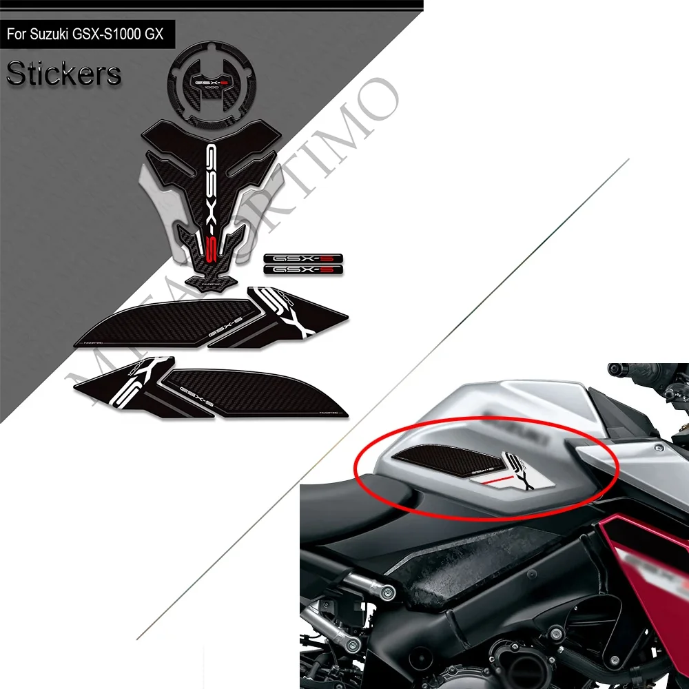 

For Suzuki GSX-S1000GX Motorcycle Fuel Tank Sticker Moto Decals Stickers GSXS1000GX GSX-S 1000GX GSX-S1000 GX 2024 -