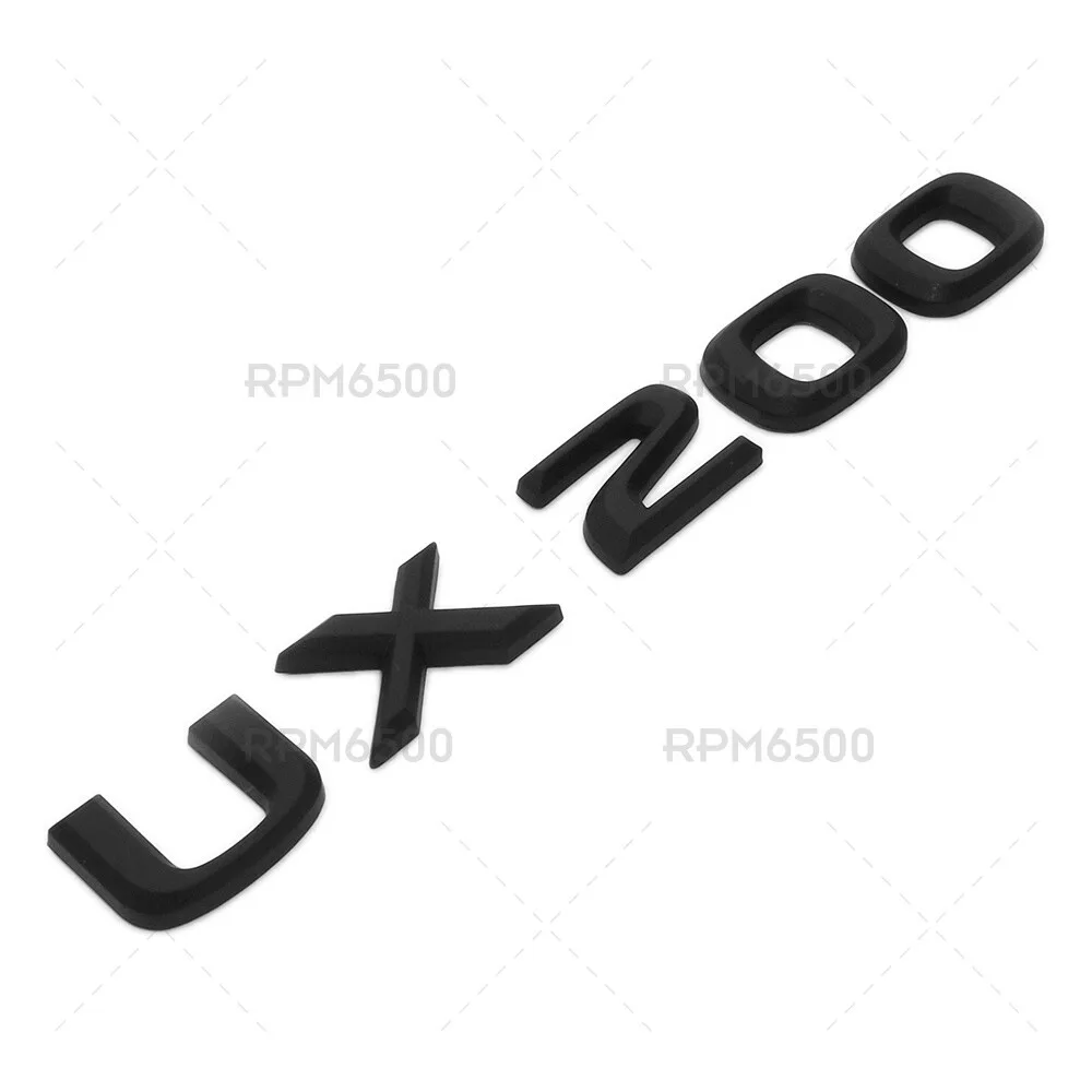 

For Lexus Liftgate Matte Black UX 200 Letter Logo Badge Car Emblem Replace F-Sport