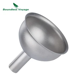 Boundless Voyage Titanium Funnel Mini Kitchen Funnel Flagon Accessories for Transferring Liquid, Fluid, Oils, Jam & Powder